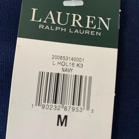 NWT Ralph Lauren Navy Boat Neck Shirt - Picture 7 of 8